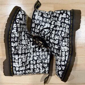 Dr. Marten Limited Edition Andy Warhol Print Vintage Combat Boots